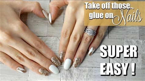 how to get glue on nails off